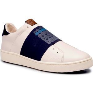 Coach sneakers off white blue band